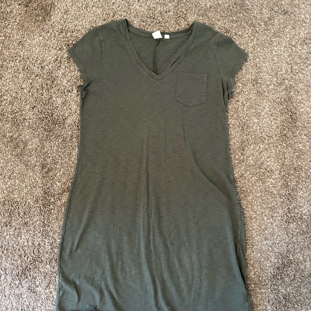 Gap medium green t-shirt dress